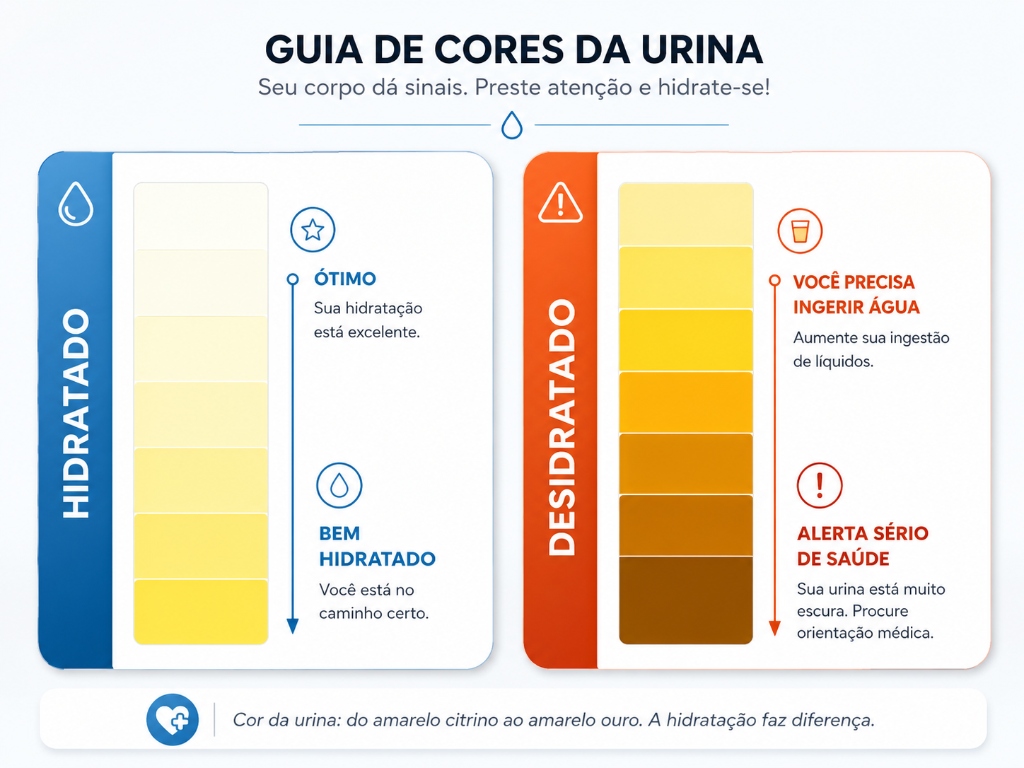 Tabela de Cores da Urina e seu significado - CROMOVITTA